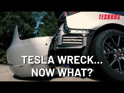 My Tesla Was In A Wreck - What I Did Next