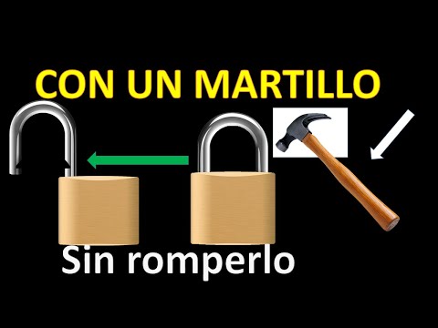 Como abrir un candado sin llave de manera fácil