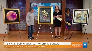 Grateful Dead band member Mickey Hart showcases artwork on North American art tour WUSA9