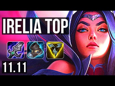 IRELIA vs WARWICK (TOP) | 9 solo kills, Rank 8 Irelia, Dominating | TR Grandmaster | v11.11