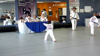preview picture of video 'ATA - Sparring Techniques - High Purple Belt Test - Nampa ATA Taekwondo Martial Arts'