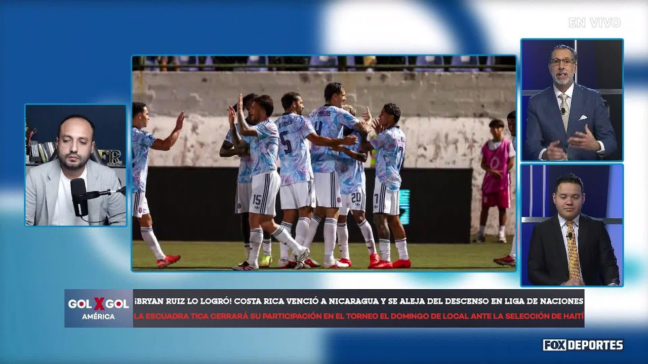 NICARAGUA 0-3 COSTA RICA | Goleada costarricense en la Nations League | GolXGol