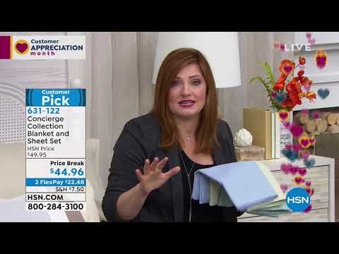 Concierge Collection Blanket and Sheet Set