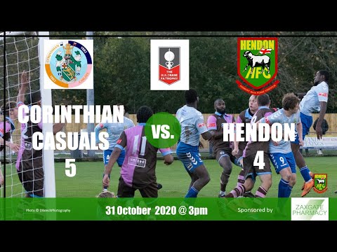 Corinthian Casuals 5 Hendon 4 - FA Trophy Highlights 31 October 2020