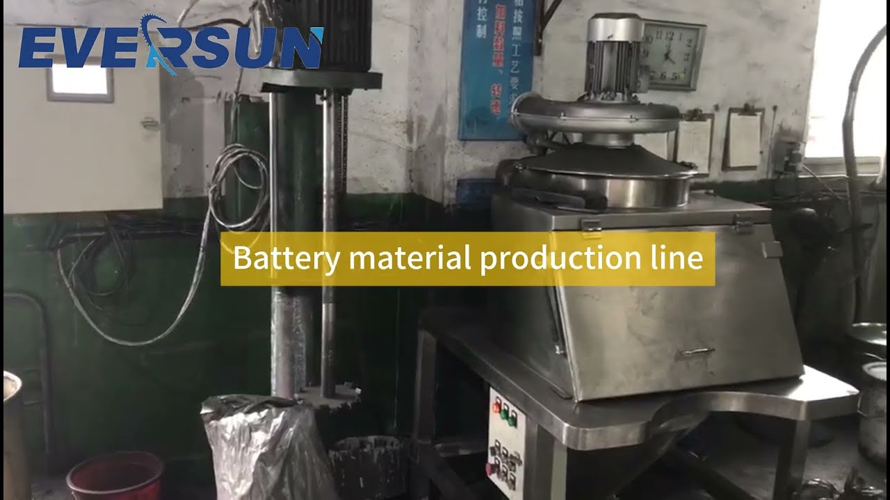 Battery material automatic batching system