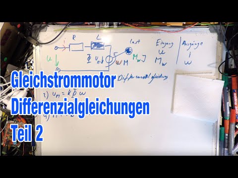 Differenzialgleichung Gleichstrommotor Spannung Winkelgeschwindigkeit Regelungstechnik