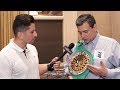 WBC PREZ MAURICO SULAIMAN SHOWS OFF PURE JADE MAYAN BELT TO BE AWARDED TO FURY VS WALLIN WINNER