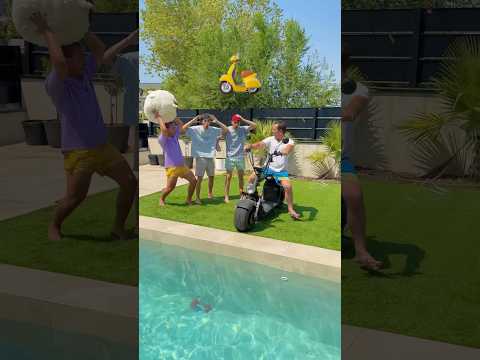 Who will cross the pool?