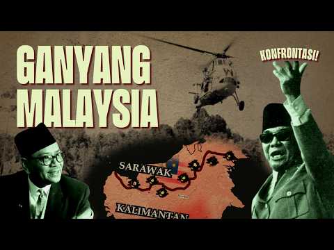 SEJARAH GANYANG MALAYSIA | Konfrontasi Indonesia Malaysia - Full War Documentary