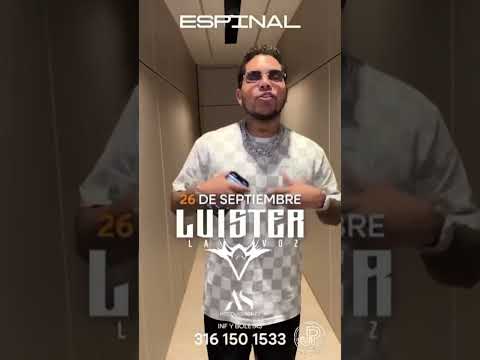 POR PRIMERA VEZ LUISTER LA VOZ EN EL ESPINAL TOLIMA