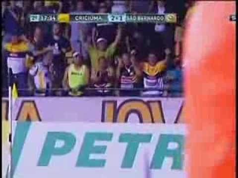 Criciúma 3 x 1 São Bernardo (2ª Fase Copa do Brasil) 15/05/2013