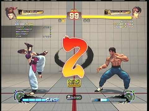 SSF4AE:  Juri (lutana)  vs. Fei-long (MissingHH)  SD