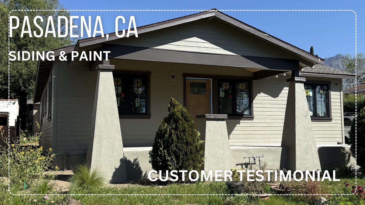 James Hardie Siding & Exterior Remodel in Pasadena, CA