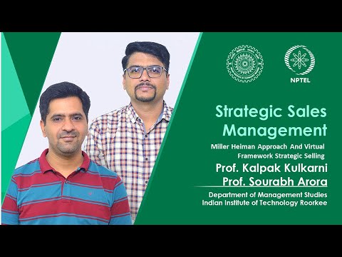 Strategic Sales Management Prof sourabh arora Prof kalpak kulkarni