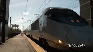 preview picture of video 'Acela past Kingston station (2012/04/17)'