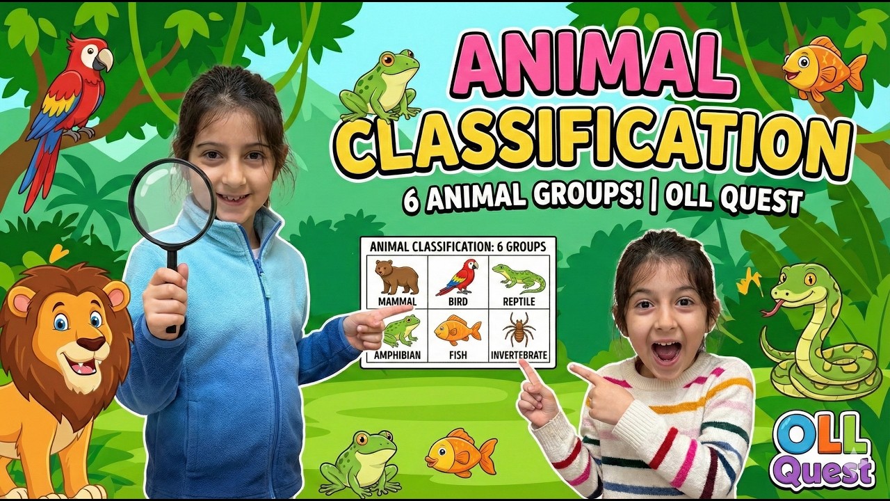 Animal Classification for Kids 🐾 6 Animal Groups Explained | OLL Quest