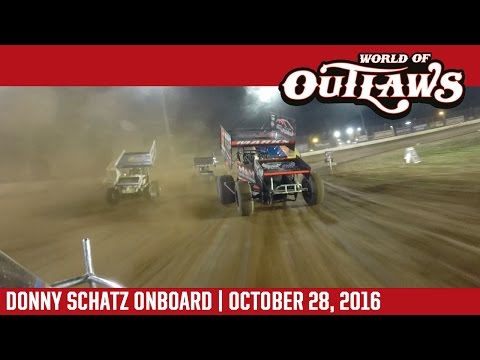 World of Outlaws Craftsman Sprint Cars Donny Schatz World Finals October 28th, 2016 | ONBOARD