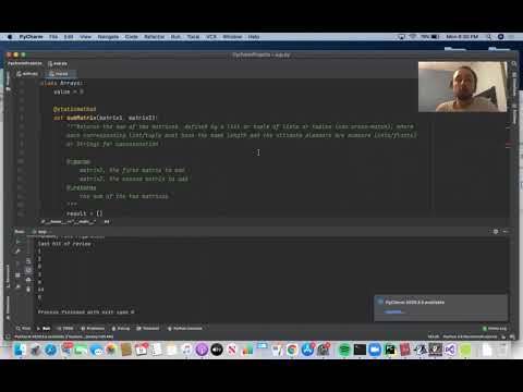 Python Programming Lesson 63 Techniques For Matrices