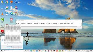 How to open google chrome browser using command prompt windows 10