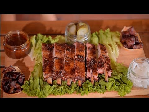 BBQ oldalas és burntends falatkák