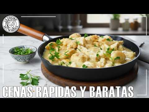 3 CENAS RÁPIDAS y BARATAS que puedes hacer en 10 minutos
