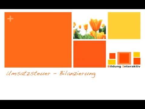 Umsatzsteuer - Bilanzierung