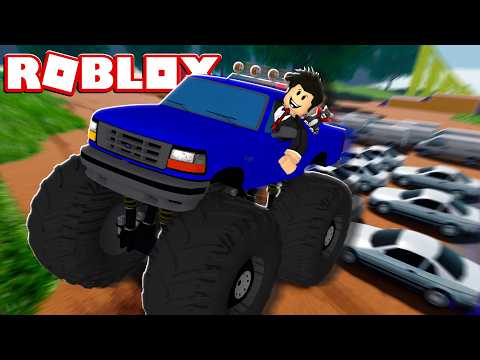 LOKIS NO CARRO COM RODA GIGANTE | Roblox - Monster Truck World