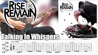 Talking In Whispers / Rise To Remain (screen TABs | guitar lesson)