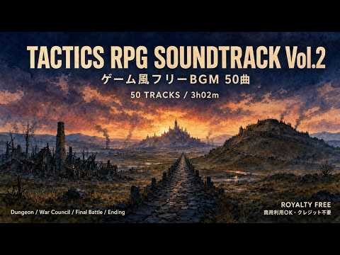 【フリーBGM】Tactics RPG Soundtrack Vol.2 - 50 Tracks ゲーム風BGM / Jazz Orchestral｜Royalty Free