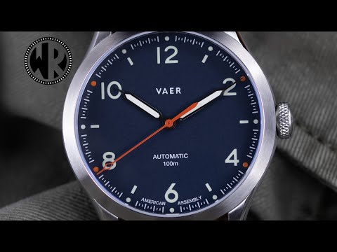 Hands-on With the Vaer  Watches A5 Field Automatic. Assembled in the USA!