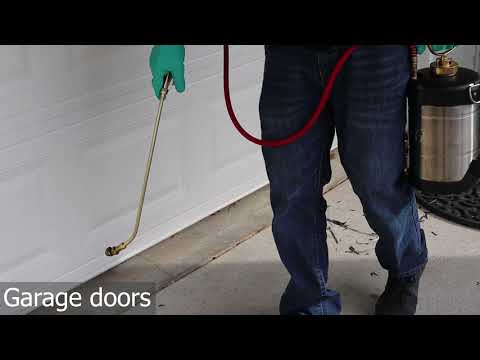 How to spray the perimeter of your house