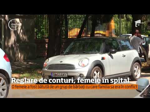 Femeie izbită cu capul de maşină şi lovită apoi cu pumnii şi picioarele, în Timişoara!