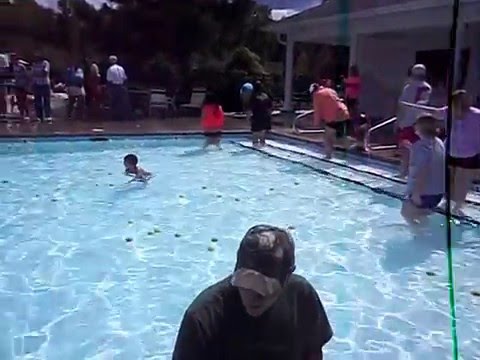 * Mooshu and Cutie Pie at the pool party