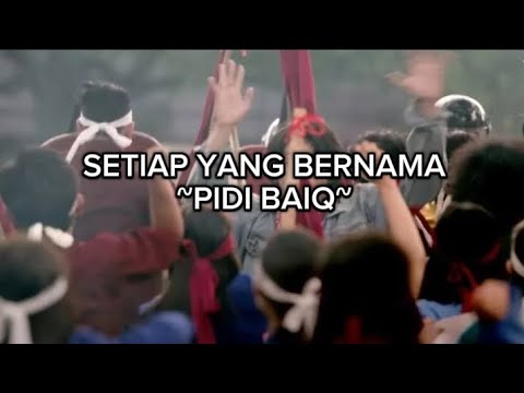 Lirik Setiap Yang bernama ~pidi baiq~