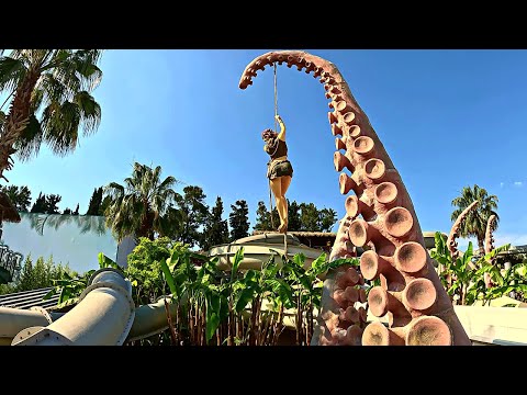 Tortuga Pirate Island Water Park in Atlantique Hotel, Kusadasi, Turkey