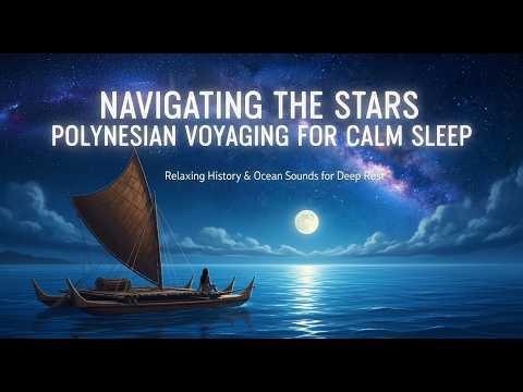 Polynesian Star Navigation | Calm Ocean Voyage for Deep Sleep