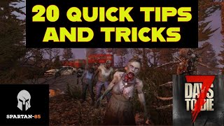 20 TIPS FOR CONSOLE - 7 Days to Die - Xbox One and PlayStation, Tutorial