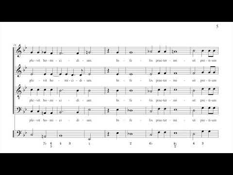Michael Haydn - Responsoria in Coena Domini - 4. Amicus meus [Score video]
