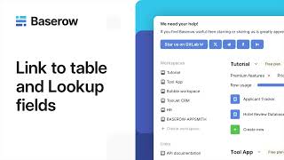 How to connect data with the Link-to-table and Lookup fields