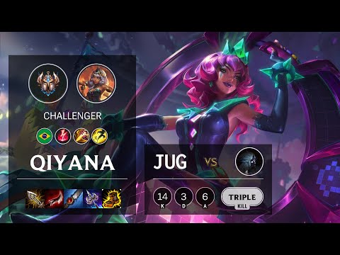 Qiyana Jungle vs Kindred - BR Challenger Patch 10.16