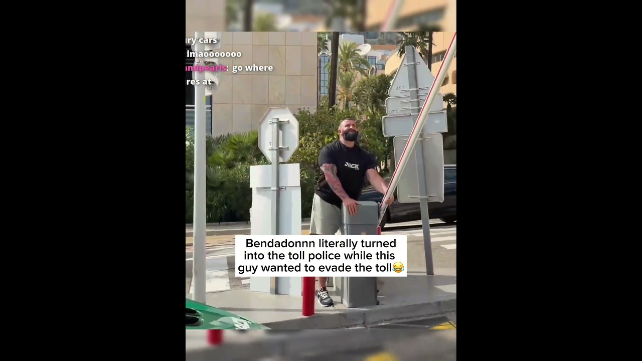 Ben turned into parking police 🤣🤣🤣 #bendadonnn #monaco #funny