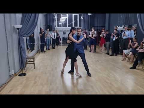Tango Vals: Patadas, elastic, front boleo | Mikhail Tchudin - Elvira Kashkarova