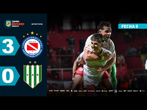 ARGENTINOS 3 - 0 BANFIELD | Resumen del partido | #TorneoBetano Clausura 2025