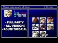 FFVII WORLD S FIRST FULL PARTY COMPLETION ON PS1 Full Route Tutorial