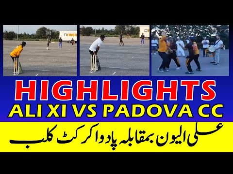 Final Match Highlights - Ali XI vs Padova CC - Papu Sports Italy