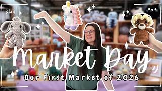 MARKET DAY 🌸 OUR FIRST MARKET OF 2026 🎉 HOW MUCH DID I MAKE 💸