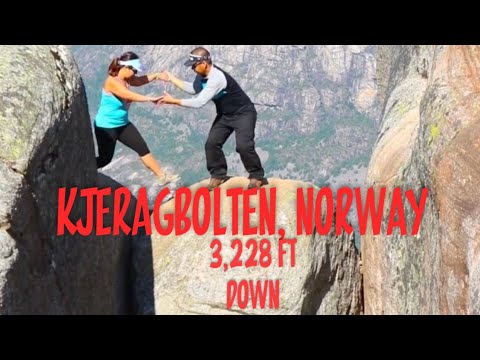 Kjeragbolten, Norway: Almost Fell off