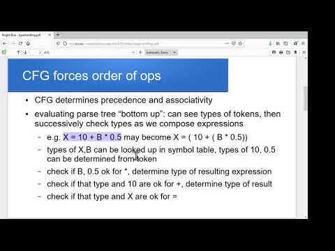 Type checking and handling