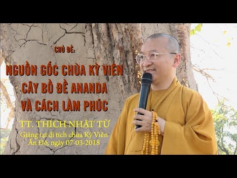 Nguồn gốc chùa Kỳ Viên, cây bồ đề Ananda và cách làm phúc - TT. Thích Nhật Từ