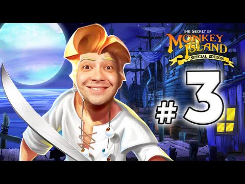 alanzoka jogando The Secret of Monkey Island - Parte #3